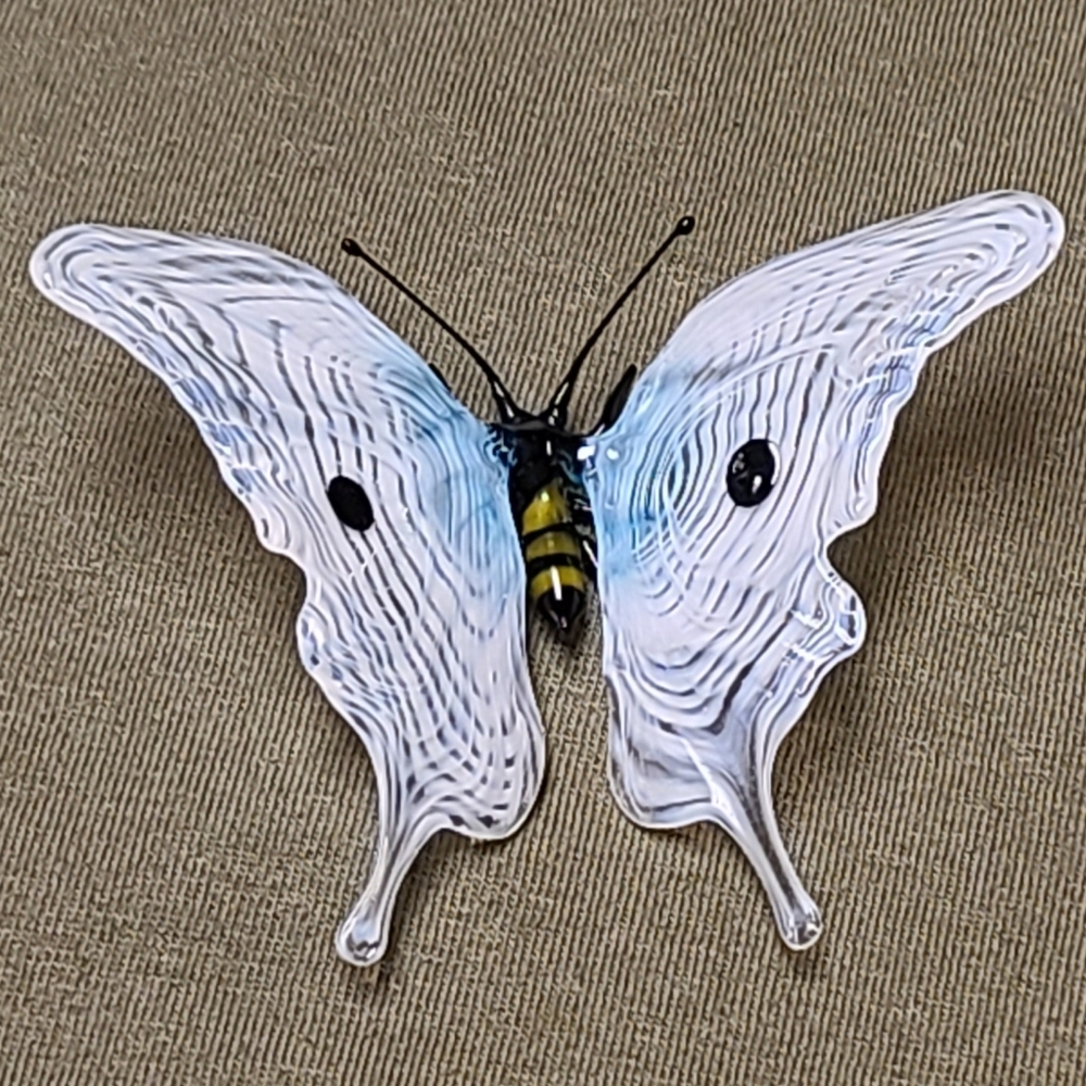 Vittorio Costantini Hand Blown Glass Butterfly